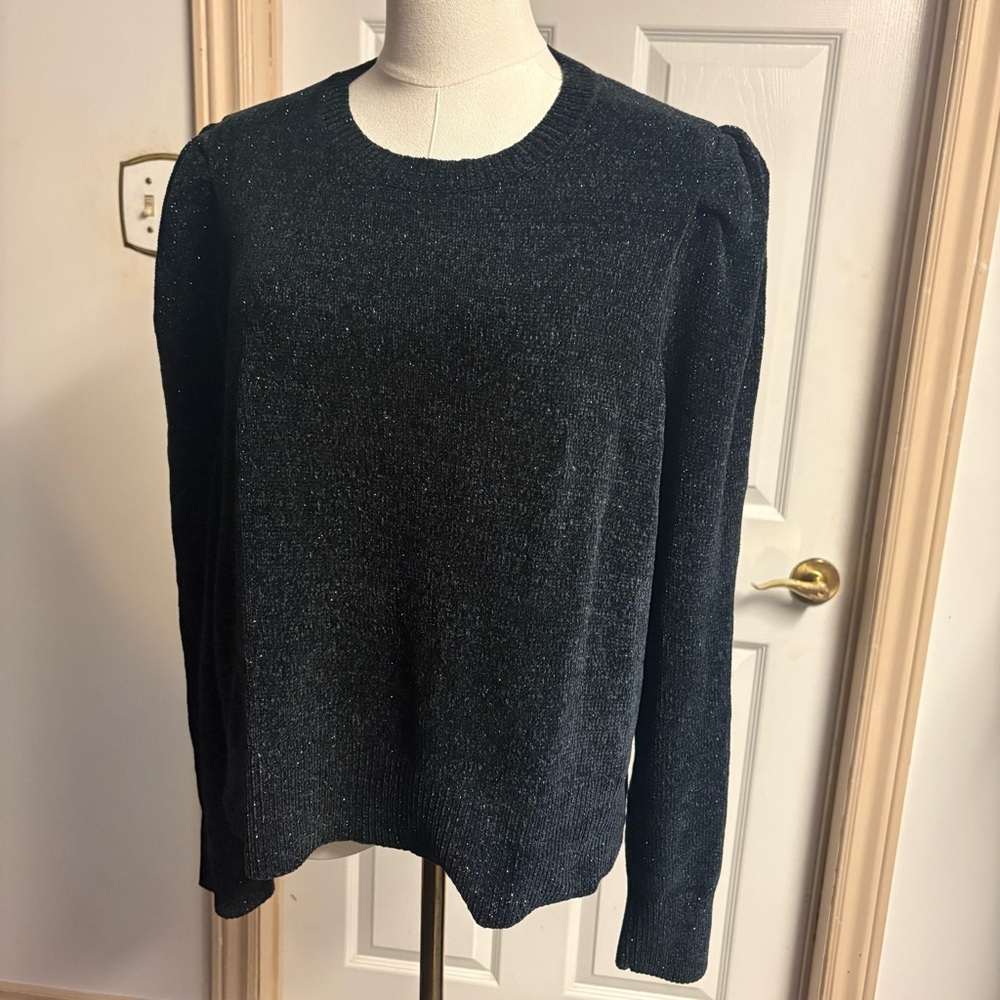 NWT Michael Kors Black Sparkly Sweater - Picture 5 of 8